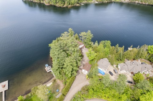 Extérieur - 23 Ch. Lockhart, Val-Des-Monts, QC - Outdoor With Body Of Water With View