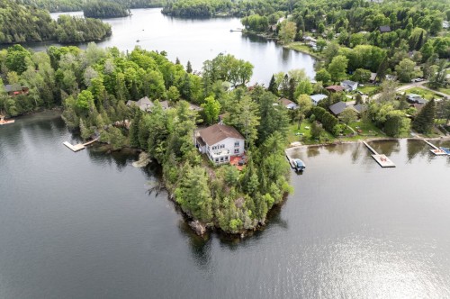 Extérieur - 23 Ch. Lockhart, Val-Des-Monts, QC - Outdoor With Body Of Water With View