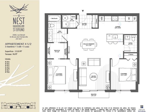 Floor Plan - 211-2000 Rue Benoit, Saint-Bruno-De-Montarville, QC - Other