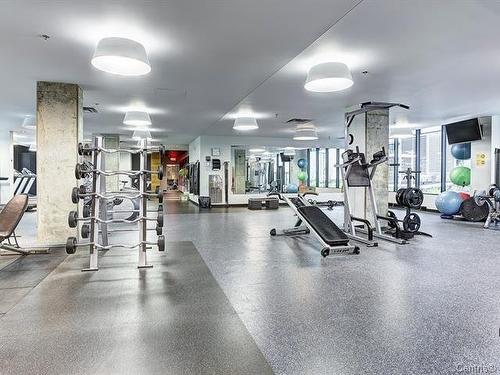 Exercise room - 1406-198 Rue Ann, Montréal (Le Sud-Ouest), QC - Indoor Photo Showing Gym Room