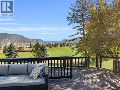 154 Country Club Boulevard, Williams Lake, BC - Outdoor With Deck Patio Veranda With View