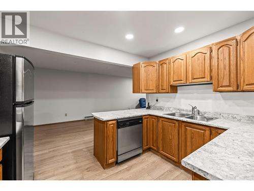 2110 Hoy Street Unit# 306, Kelowna, BC - Indoor Photo Showing Kitchen With Double Sink