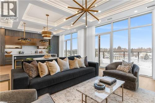 6523 Wellington 7 Road Unit# 509, Elora, ON - Indoor Photo Showing Living Room