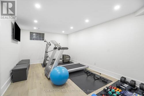 1882 Sherwood Forrest Circle, Mississauga, ON - Indoor Photo Showing Gym Room