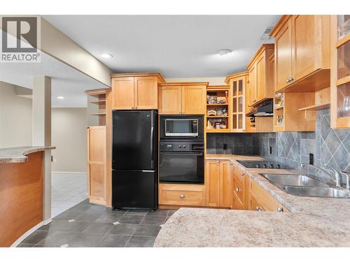 13709 Nash Drive, Coldstream, BC - Indoor Photo Showing Kitchen With Double Sink