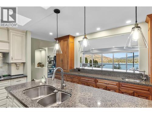 13709 Nash Drive, Coldstream, BC - Indoor Photo Showing Kitchen With Double Sink With Upgraded Kitchen