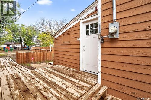 826 Athabasca Street E, Moose Jaw, SK - Outdoor With Deck Patio Veranda With Exterior