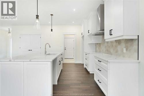 306 Blake Avenue, Belle River, ON - Indoor Photo Showing Kitchen With Upgraded Kitchen