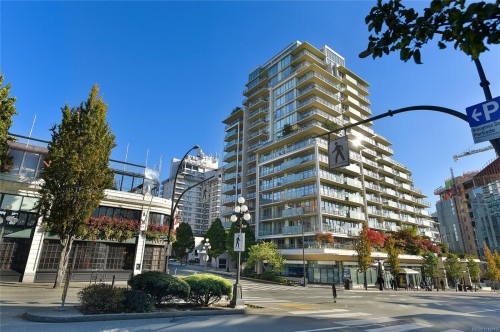 1003-707 Courtney St, Victoria, BC - Outdoor With Balcony With Facade