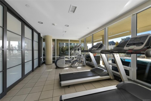 1003-707 Courtney St, Victoria, BC - Indoor Photo Showing Gym Room