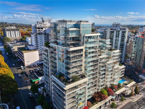 1003-707 Courtney St, Victoria, BC - Outdoor With Balcony With View