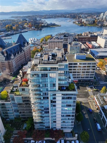 1003-707 Courtney St, Victoria, BC - Outdoor With Body Of Water With View