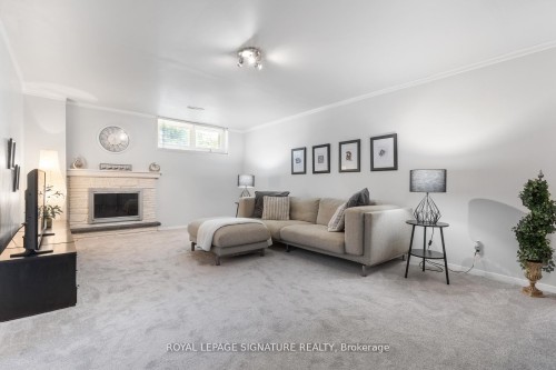 1469 Hillgrove Road, Mississauga, ON - Indoor With Fireplace