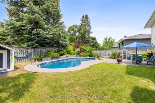 1469 Hillgrove Road, Mississauga, ON - Outdoor With In Ground Pool With Backyard