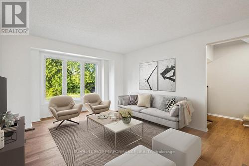 *VIRTUALLY STAGED* - 8 Gillespie Crescent, Ottawa, ON - Indoor Photo Showing Living Room