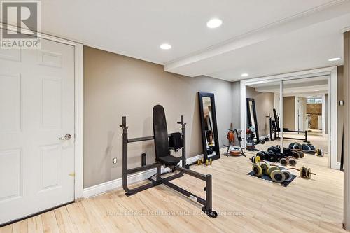Rec room - 1834 Russell Road, Ottawa, ON - Indoor Photo Showing Gym Room