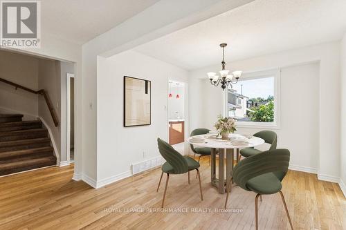 *VIRTUALLY STAGED* - 6 Gillespie Crescent, Ottawa, ON - Indoor Photo Showing Dining Room