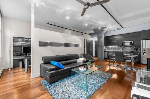 Living room - 201-765 Rue Bourget, Montréal (Le Sud-Ouest), QC - Indoor Photo Showing Living Room