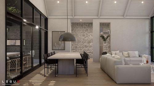 Salle familiale - Ch. De L'Envolée, L'Ange-Gardien, QC - Indoor