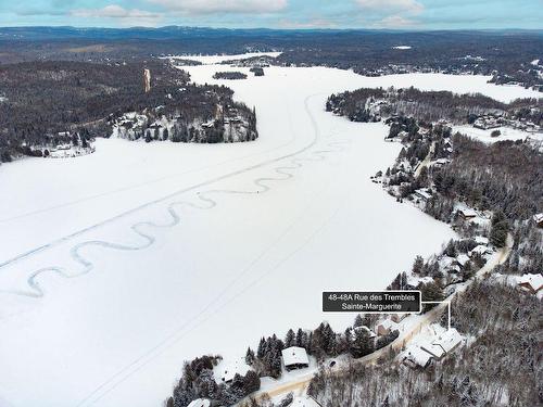 Aerial photo - 48  - 48A Rue Des Trembles, Sainte-Marguerite-Du-Lac-Masson, QC - Outdoor With View