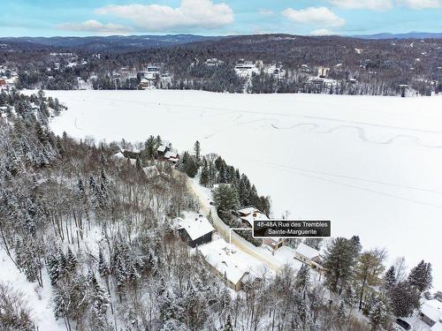 Aerial photo - 48  - 48A Rue Des Trembles, Sainte-Marguerite-Du-Lac-Masson, QC - Outdoor With View