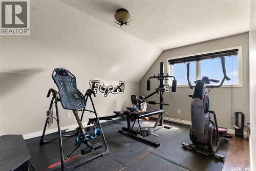 Fichter Acreage, Estevan Rm No. 5, SK - Indoor Photo Showing Gym Room