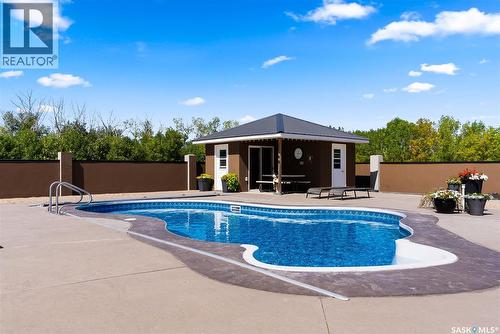 Fichter Acreage, Estevan Rm No. 5, SK - Outdoor With In Ground Pool With Deck Patio Veranda