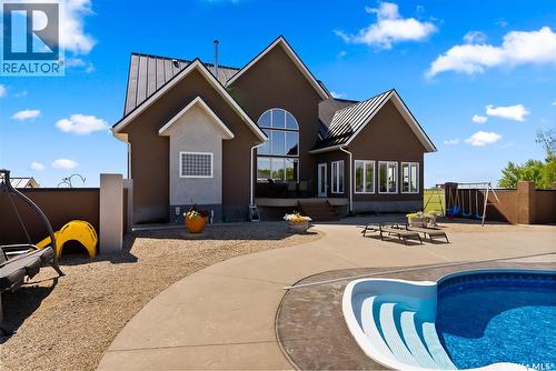 Fichter Acreage, Estevan Rm No. 5, SK - Outdoor With In Ground Pool With Deck Patio Veranda