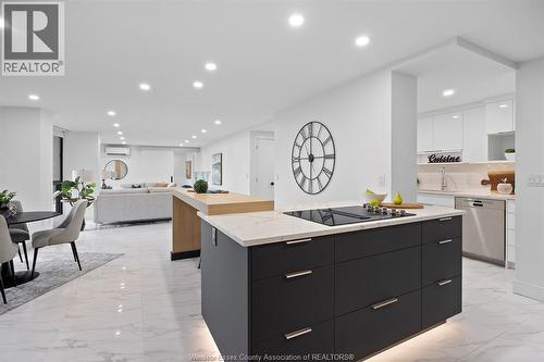 111 Riverside Drive East Unit# 116, Windsor, ON - Indoor Photo Showing Kitchen With Upgraded Kitchen