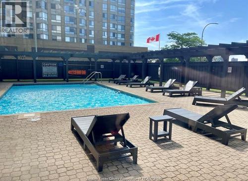 111 Riverside Drive East Unit# 116, Windsor, ON - Outdoor With In Ground Pool