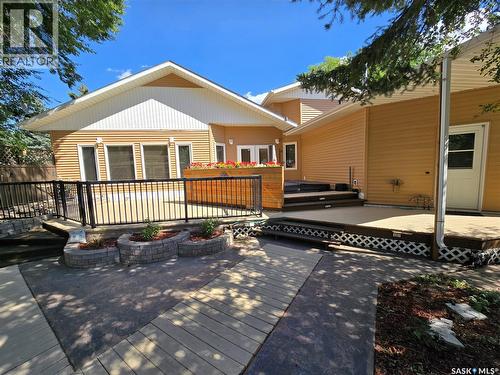 605 Elgin Street, Weyburn, SK - Outdoor With Deck Patio Veranda