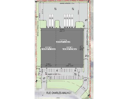 Drawing (sketch) - Rue Charles-Malhiot, Trois-Rivières, QC - Other