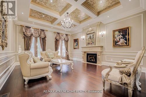 71 Grandvista Crescent, Vaughan, ON - Indoor Photo Showing Living Room With Fireplace