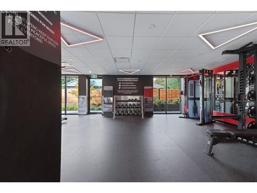 Main floor Fitness - 1274 Devonshire Avenue Unit# 306, Kelowna, BC - Indoor Photo Showing Gym Room