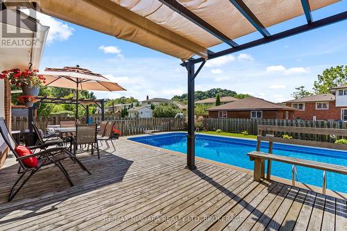 40 Gaspare Drive, Port Colborne (Sugarloaf), ON - Outdoor With In Ground Pool With Deck Patio Veranda With Exterior