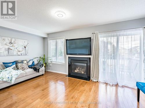 Family Room - 43 Tozer Crescent, Ajax, ON - Indoor Photo Showing Living Room With Fireplace