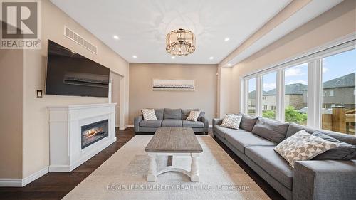 93 Lorne Card Drive, Brant, ON - Indoor Photo Showing Living Room With Fireplace