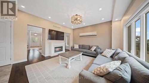 93 Lorne Card Drive, Brant, ON - Indoor Photo Showing Living Room With Fireplace