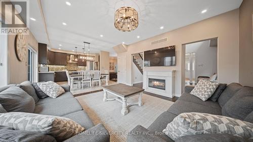 93 Lorne Card Drive, Brant, ON - Indoor Photo Showing Living Room With Fireplace