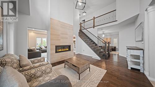 93 Lorne Card Drive, Brant, ON - Indoor Photo Showing Living Room With Fireplace