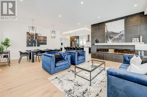 2 Nicholas Way, Guelph (Victoria North), ON - Indoor Photo Showing Living Room With Fireplace