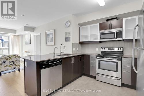 202 - 195 Besserer Street, Ottawa, ON - Indoor Photo Showing Kitchen With Stainless Steel Kitchen