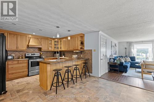 A - 15 Oak Avenue, Brant, ON - Indoor Photo Showing Kitchen With Double Sink
