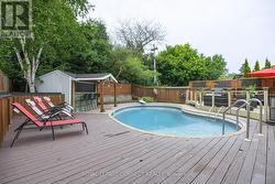 Cabana provides coverage from the sun & rain. - 