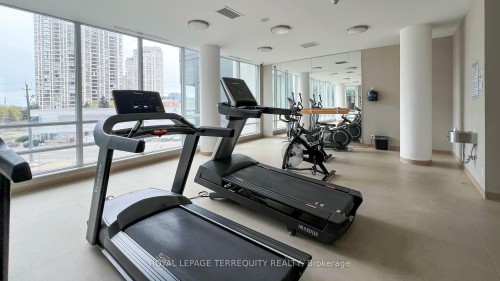401-2240 Lake Shore Boulevard W, Toronto, ON - Indoor Photo Showing Gym Room
