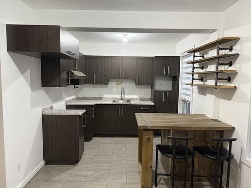 Cuisine - 151 Rue St-Georges, Saint-Séverin, QC - Indoor Photo Showing Kitchen With Double Sink
