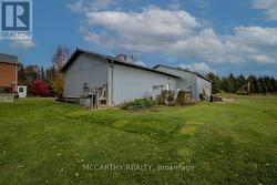 Back view of good construction Drive Shed workshop - 