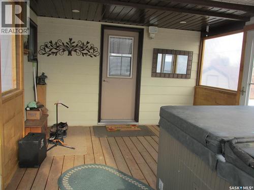 302 Rustad Avenue, White Fox, SK - Outdoor With Deck Patio Veranda With Exterior