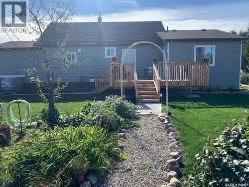 302 Rustad Avenue, White Fox, SK - Outdoor With Deck Patio Veranda