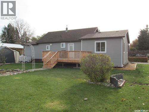 302 Rustad Avenue, White Fox, SK - Outdoor With Deck Patio Veranda